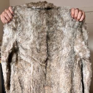 Alex Dimant Vintage White Fur Coat - Size 32